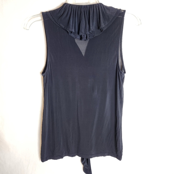 Banana Republic Womens Sleeveless Black Stretch Blouse XS. Capsule. Monocrome - Picture 3 of 6